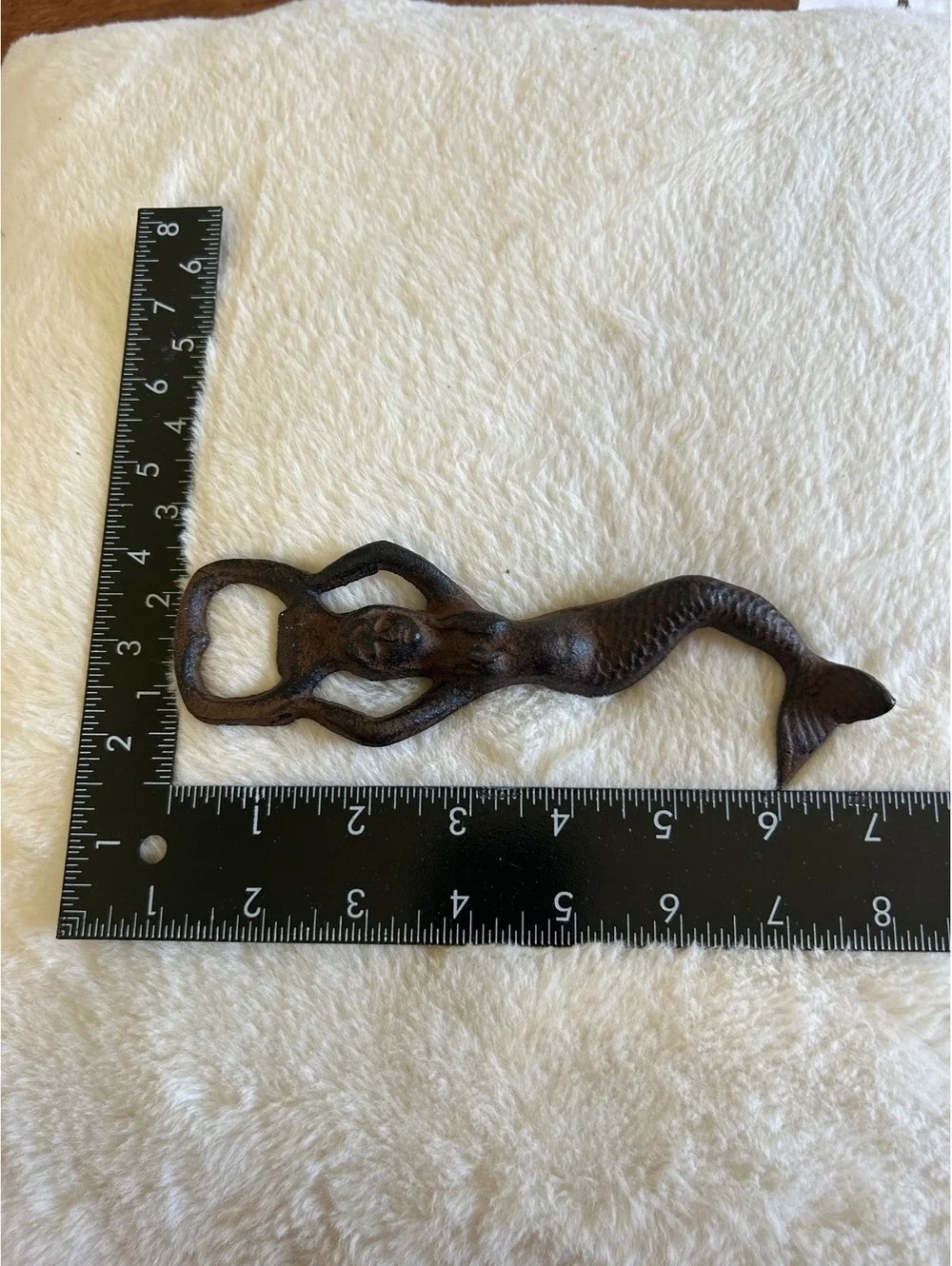 Vintage Cast Iron Mermaid Bottle Opener